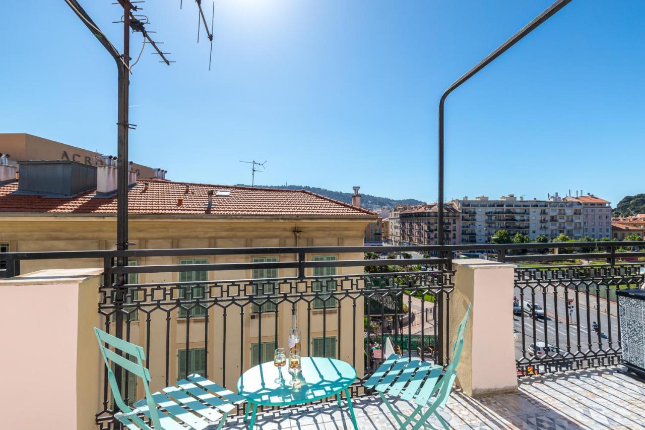 Squared Head-Apartment With Terrace In Ницца Экстерьер фото