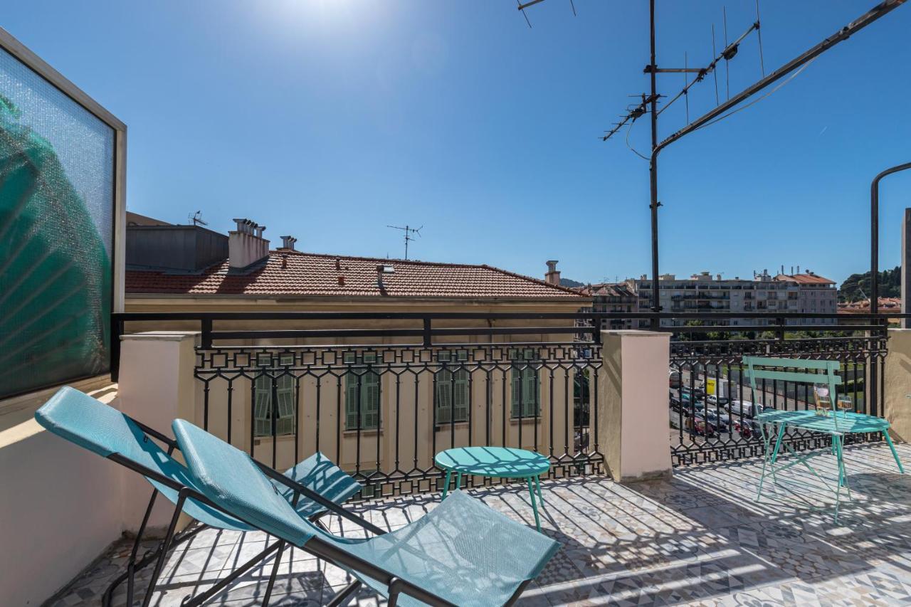Squared Head-Apartment With Terrace In Ницца Экстерьер фото